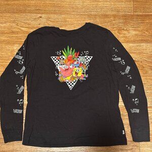 Vans Spongebob Checkered Long-Sleeve Tee - Men's  - Size M